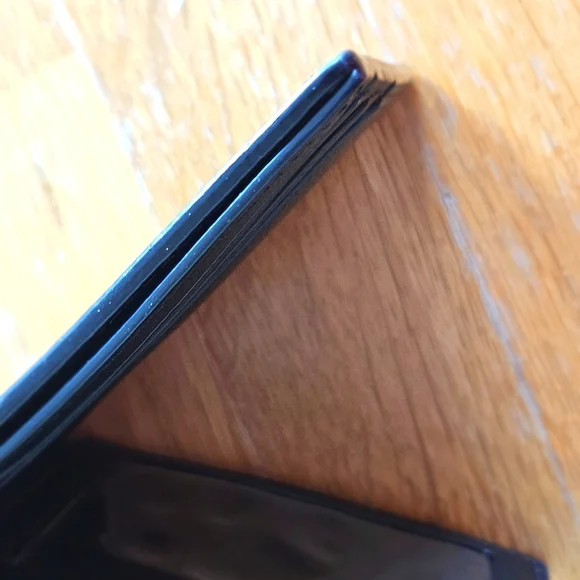 COACH Billfold ID Calf Leather Wallet - Black - Picture 13 of 14